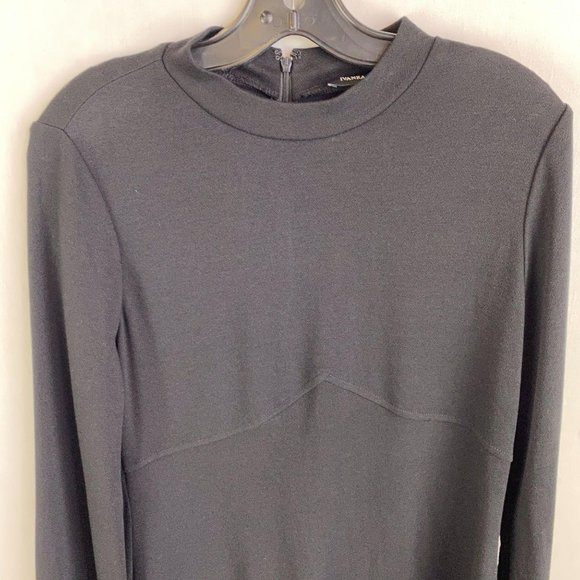 Black High Neck Dress - Picture 3 of 8